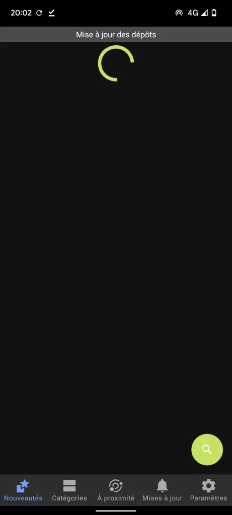 Mise à jour des dépôts F-Droid