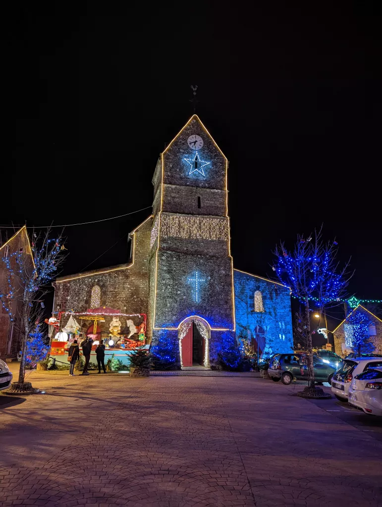 Les illuminations de Noël à la Sauvagère