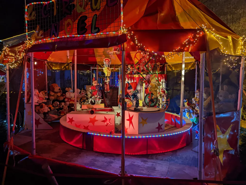 Les illuminations de Noël à la Sauvagère
