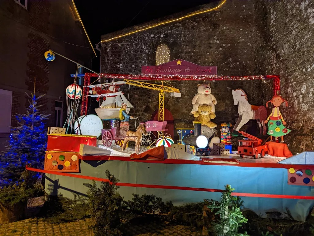 Les illuminations de Noël à la Sauvagère
