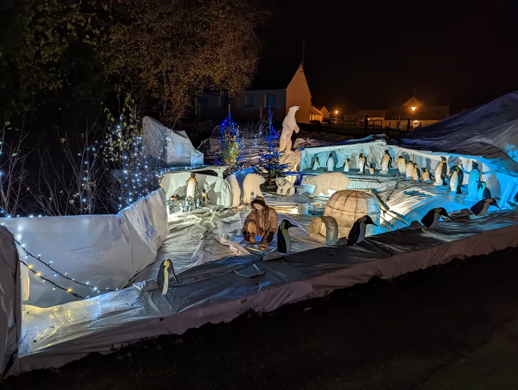 Les illuminations de Noël à la Sauvagère