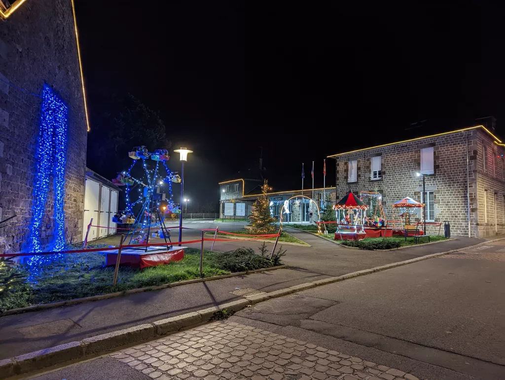 Les illuminations de Noël à la Sauvagère
