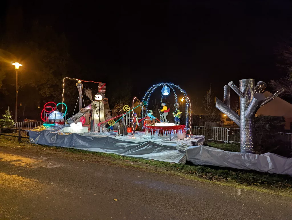 Les illuminations de Noël à la Sauvagère