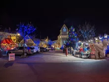 Les illuminations de Noël à la Sauvagère
